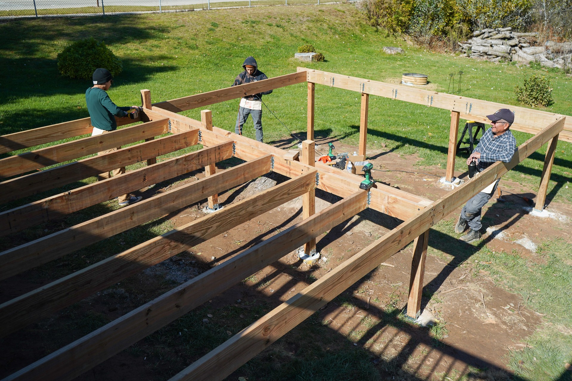 Deck Repair - Stock Photo